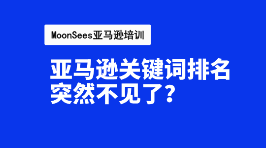 亚马逊关键词排名突然不见了！亚马逊卖家要怎么自救？