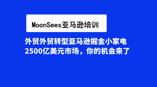 外贸外贸转型亚马逊掘金小家电：2500亿美元市场，你的机会来了